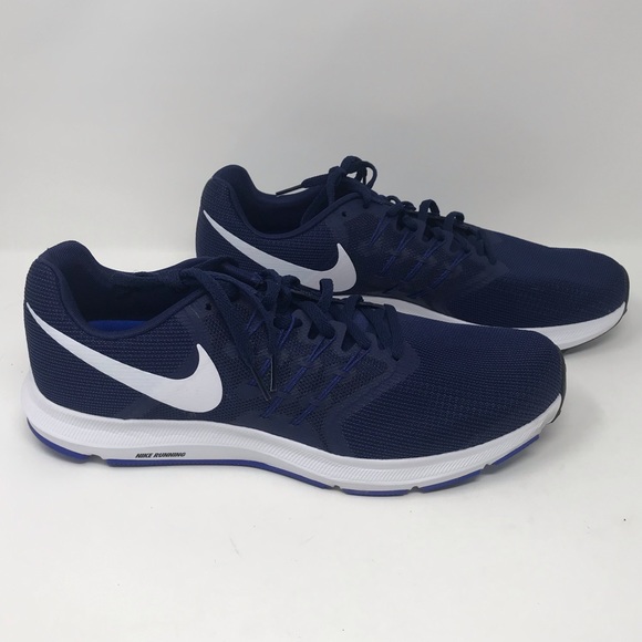 blue colour nike shoes